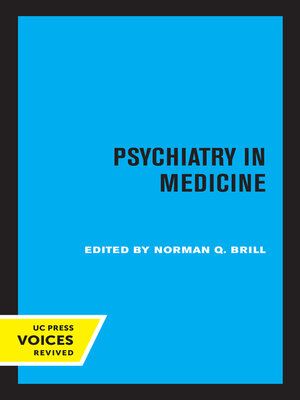cover image of Psychiatry in Medicine